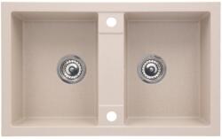 Casa Blanca CasaBlanca Duo Chiuveta bucatarie granit 78x48 cm, bej (sand) (DUO SAND) Chiuveta