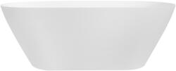 Besco Cada freestanding ovala Besco Moya compozit 160x69 cm, alb (WMD-160-M)