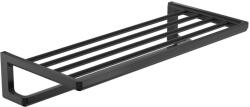 Roca Tempo Raft (etajera) prosop baie, negru (brushed titanium black) (A817032NM0)
