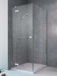 Radaway Cabina dus dreptunghiulara cu usi batante Radaway Fuenta Chrome KDD 100x90 cm (1384062-01-01L/1384060-01-01R)