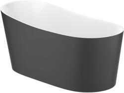 Roca Cada freestanding ovala Roca Maui compozit 150x70 cm, alb/negru (A2484990X0)
