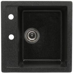 Casa Blanca CasaBlanca Quadro Chiuveta bucatarie granit 48x48 cm, negru (QUADRO NEGRU) Chiuveta