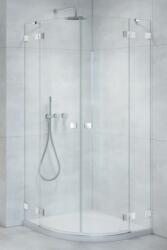 Radaway Cabina dus semirotunda asimetrica cu usi batante Radaway Essenza Pro PDD 80x90 cm (10095080-01-01L/10095090-01-01R)
