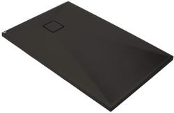 Deante Cadita dus dreptunghiulara compozit Deante Correo 140x80 cm, negru (kqr_n48b)