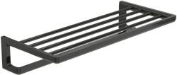 Roca Tempo Raft (etajera) prosop baie, negru lucios (titanium black) (A817032CN0)