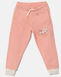 PUMA melegítőnadrág SANDY ADVENTURES Sweatpants TR narancssárga, nyomott mintás, 685159 - narancssárga 98