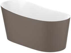 Roca Cada freestanding ovala Roca Maui compozit 150x70 cm, alb/maro (A2484990C0)