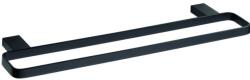 Bemeta Nero Suport prosop baie tip bara dubla 50 cm, negru (135004080)