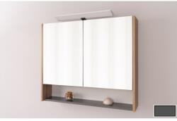 Arthema Dulap baie cu oglinda 82x17xH70 cm Arthema Nova, antracit lucios (1491NV-AN2)