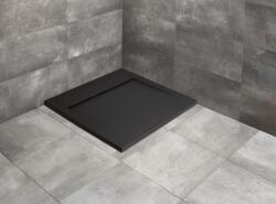 Radaway Cadita dus patrata compozit Radaway Teos C 80x80 cm, negru (htc8080-54)