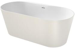 Roca Cada freestanding ovala Roca Raina compozit 159x79 cm, alb/bej (A2484660B0)