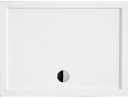 Besco Cadita dus dreptunghiulara Besco Alpina Slimline 120x80 cm, alb (BAA-128-P)