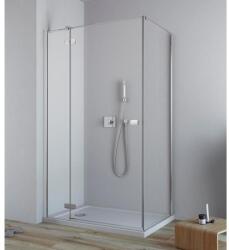 Radaway Cabina dus patrata cu usa batanta 110 cm si perete lateral 110 cm Radaway Fuenta Chrome KDJ (1384041-01-01L/1384053-01-01)