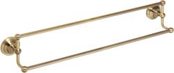 Bemeta Retro Suport prosop baie tip bara dubla, bronz (144104237)