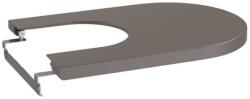 Roca Inspira Round Capac bideu soft close, maro (coffee) (A80652266B)