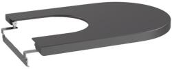 Roca Inspira Round Capac bideu soft close, antracit (onyx) (A80652264B)