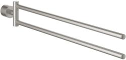 GROHE Atrio Suport prosop baie tip bara dubla 50 cm, aspect inox (supersteel) (40308DC3)