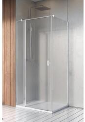 Radaway Cabina dus dreptunghiulara cu usa batanta si perete fix Radaway Nes 8 KDJ II 110x80 cm, sticla securizata 8 mm (10086110-01-01L/10089080-01-01)