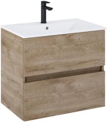 Roca Set mobilier baie (masca si lavoar) Roca Cube 65x43xH55 cm, stejar (A852504808)