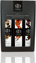 1883 Maison Routin 1883 Díszdobozos Ajándékszett 3X25cl (Irish szirup, Amaretto szirup, Csokoládé szirup)