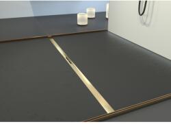KESSEL Rigola dus Kessel Linearis Infinity 60 cu clapeta Megastop si sita par, 90 cm, cupru mat (45303.09)