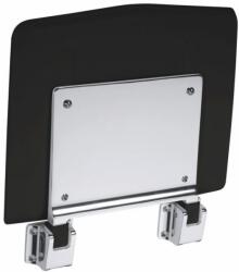 Bemeta Scaun dus rabatabil dreptunghiular Bemeta , sustinere pe placa, negru (203125074)