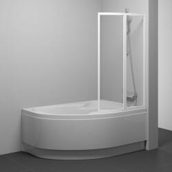 RAVAK VSK2 Rosa Paravan cada cu 2 elemente 160 cm, alb/Rain (76L9010041)
