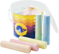 BLUERING Aszfaltkréta vödrös Bluering 15 db klf. szín, Bálnás (ASZFKRETVEGYES)