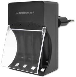 Qoltec akkumulátortöltő Ni-MH típusú R03 AAA R6 AA-hoz (50653)