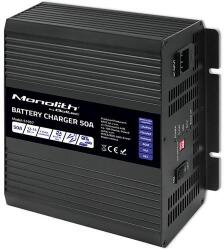 Qoltec Smart Monolith töltő LiFePO4 AGM GEL SLA akkumulátorokhoz | 50A | 12V (51957)
