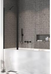Radaway Nes Black PND II Paravan cada batant 140 cm, profil negru (10009140-54-01L)