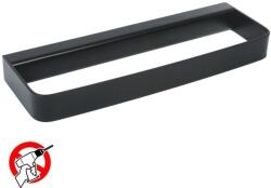 METAFORM 25 Black Suport prosop baie tip bara 30 cm, montaj adeziv sau cu suruburi, negru mat (105G14001)