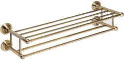 Bemeta Retro Raft (etajera) prosop baie dublu, bronz (144102257)