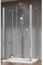 Radaway Cabina dus dreptunghiulara cu usa batanta si 2 pereti ficsi Radaway Nes 8 DWD+2S 90x100x90 cm, sticla securizata 8 mm (10082100-01-01/10080090-01-01/10080090-01-01)