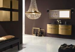 Arthema Set mobilier baie dublu complet (masca, lavoar si oglinda) Arthema Vanity Twist 142x50xH54 cm, auriu (AVT_COMP8)