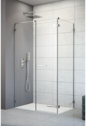 Radaway Cabina dus dreptunghiulara cu usa batanta si perete fix Radaway Arta II KDS 140x80 cm (386522-03-01R/386107-03-01/386110-03-01)