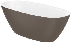 Roca Cada freestanding ovala Roca Ariane compozit 165x75 cm, alb/maro (A2484700C0)