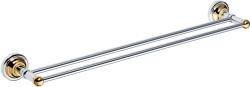 Bemeta Retro Suport prosop baie tip bara dubla 67 cm, auriu/crom (144204058)