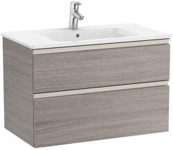 Roca Set mobilier baie (masca si lavoar) Roca The Gap 80x46xH54 cm, stejar inchis (city oak) (a851478402)