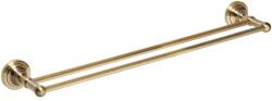Bemeta Retro Suport prosop baie tip bara dubla 67 cm, bronz (144104057)