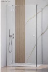 Radaway Cabina dus patrata cu usa batanta 80 cm si perete lateral 80 cm Radaway Essenza KDJ (1385043-01-01L/1384051-01-01)