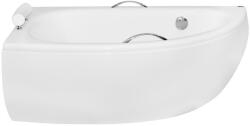 Besco Cada baie pe colt semirotunda asimetrica Besco Milena Premium acril 150x70 cm (WAM-150-NL$)