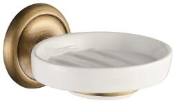 Casa Blanca CasaBlanca Epoque Savoniera ceramica cu suport bronz antichizat (AEP02)