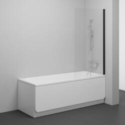 RAVAK Nexty NVS1 Paravan cada fix 80 cm, profil negru (7O840300Z1)