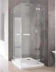Radaway Cabina dus dreptunghiulara cu usi batante Radaway Euphoria KDD 80x100 cm (383061-01L/383062-01R)