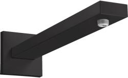 Hansgrohe Brat dus fix Hansgrohe patrat 39 cm, negru mat (27694670)
