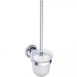 Bemeta Retro Perie WC cromata cu suport de sticla (144313012)