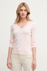 GUESS pulóver ROSIE könnyű, női, rózsaszín, W5GR07 Z3D60 - rózsaszín XL