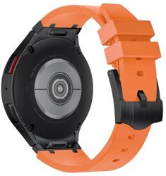 MYBANDZ 53273 element szilikon óraszíj, Samsung Galaxy watch 5-6-7, 20mm (narancs-fekete) (53273)