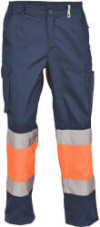 CERVA Bilbao Fényvisszaverős Munkásnadrág HV Narancssárga/Sötétkék - 56 (03520008N0056)
